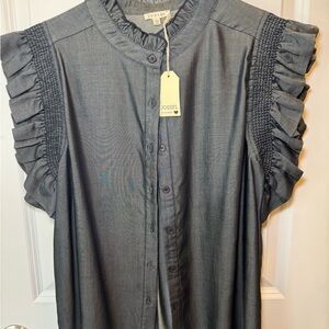 JODIFL Charcoal Button-Up Shirt